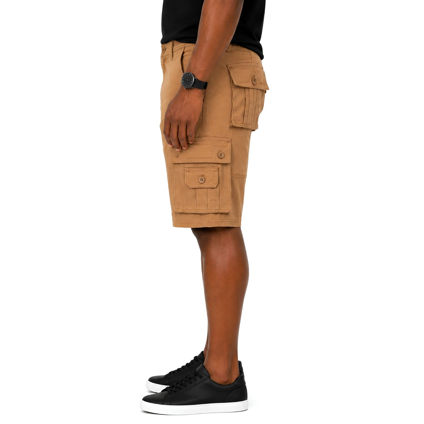 Men's Khaki Cargo Shorts