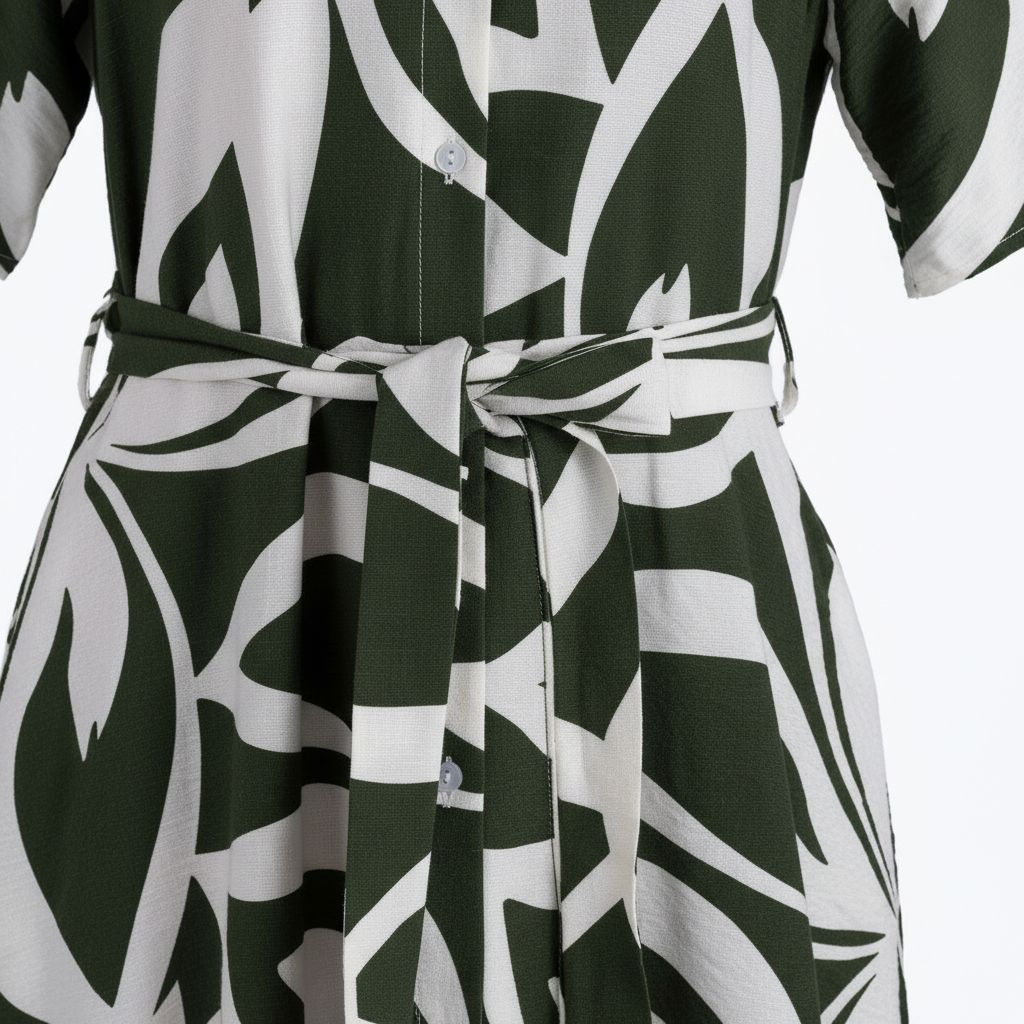 Maxi Shirt Dress - Green