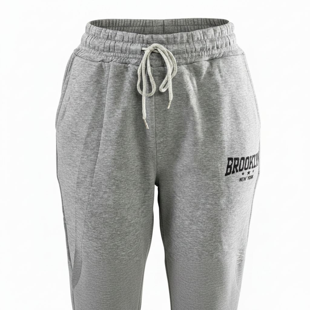 Ladies Brooklyn Graphic Tracksuit - Grey