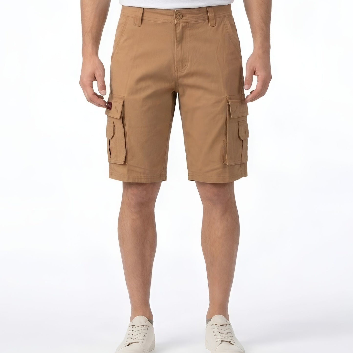 Men's Khaki Cargo Shorts