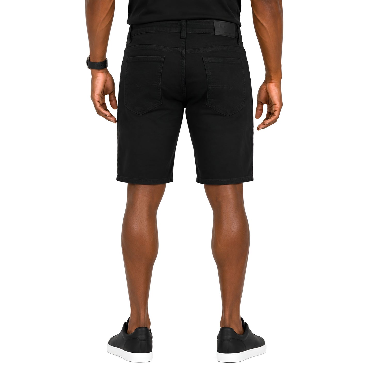 Men's Black Denim Shorts