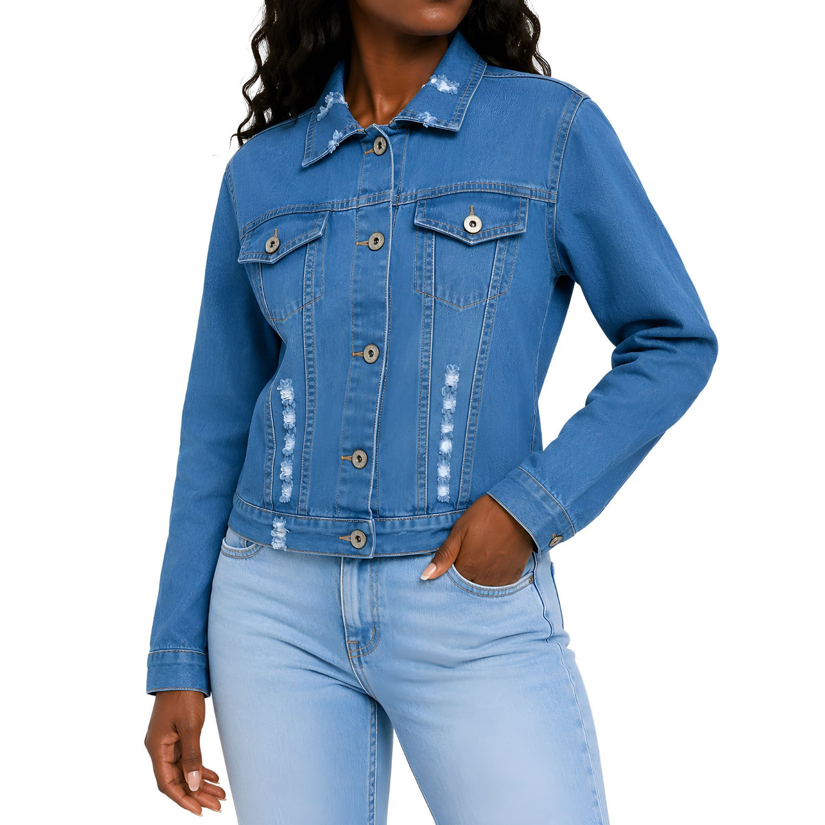 Medium Indigo Denim Jacket