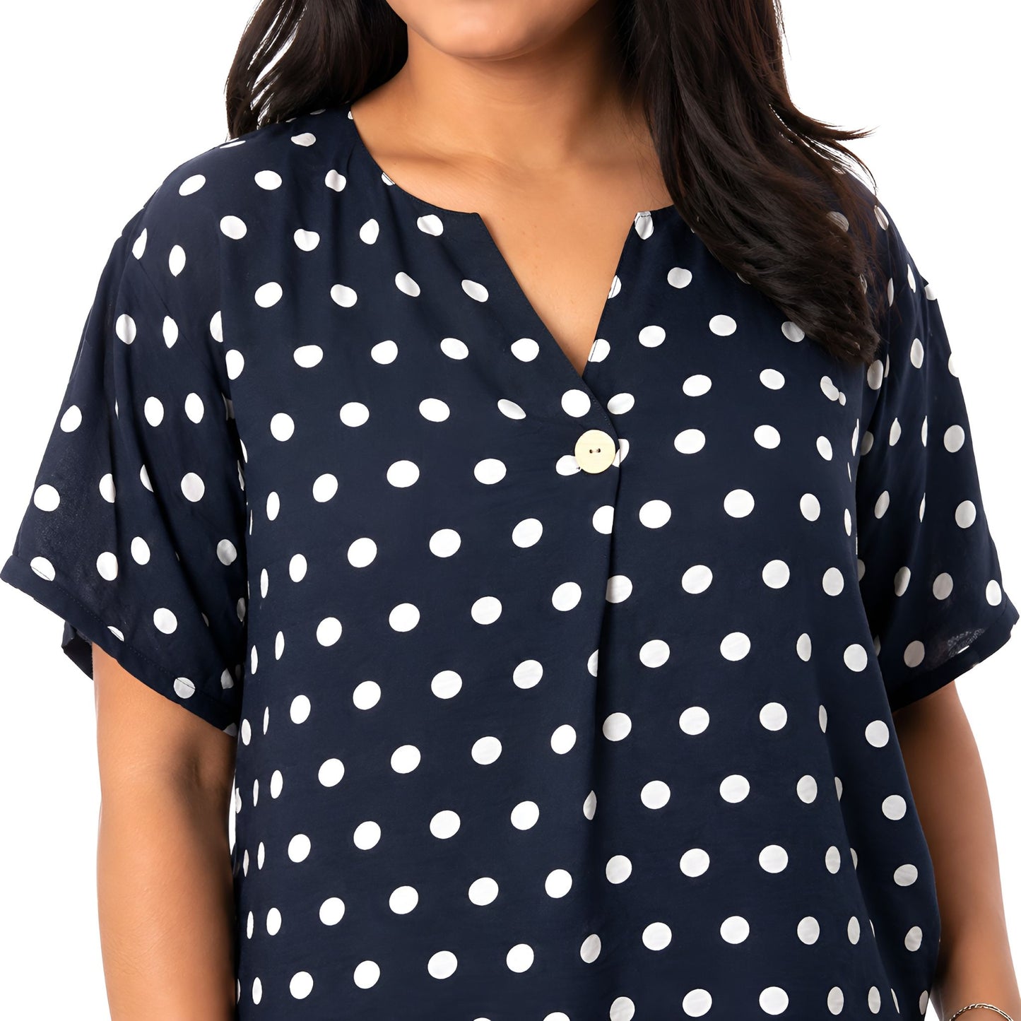 Navy Polka Dot 2-Piece Set