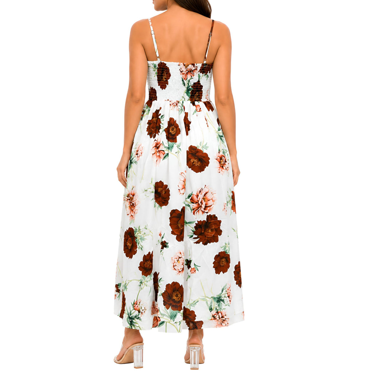 Floral Smocked Maxi Dress