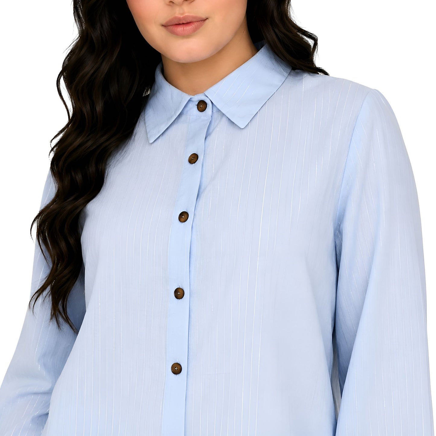 2-Piece Blue Pinstripe Set