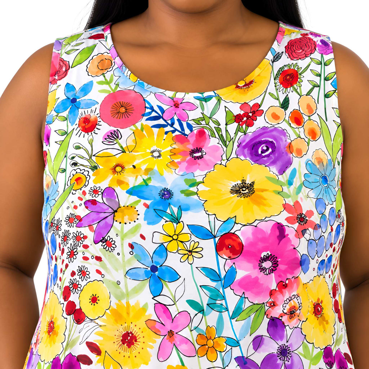Multicolour Floral Dress