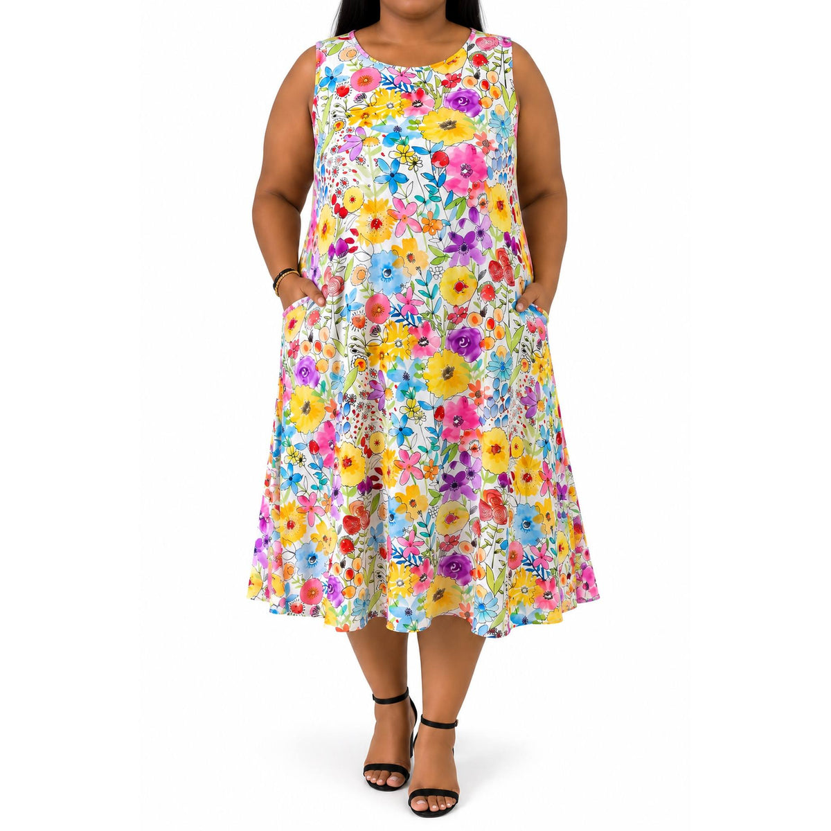 Multicolour Floral Dress