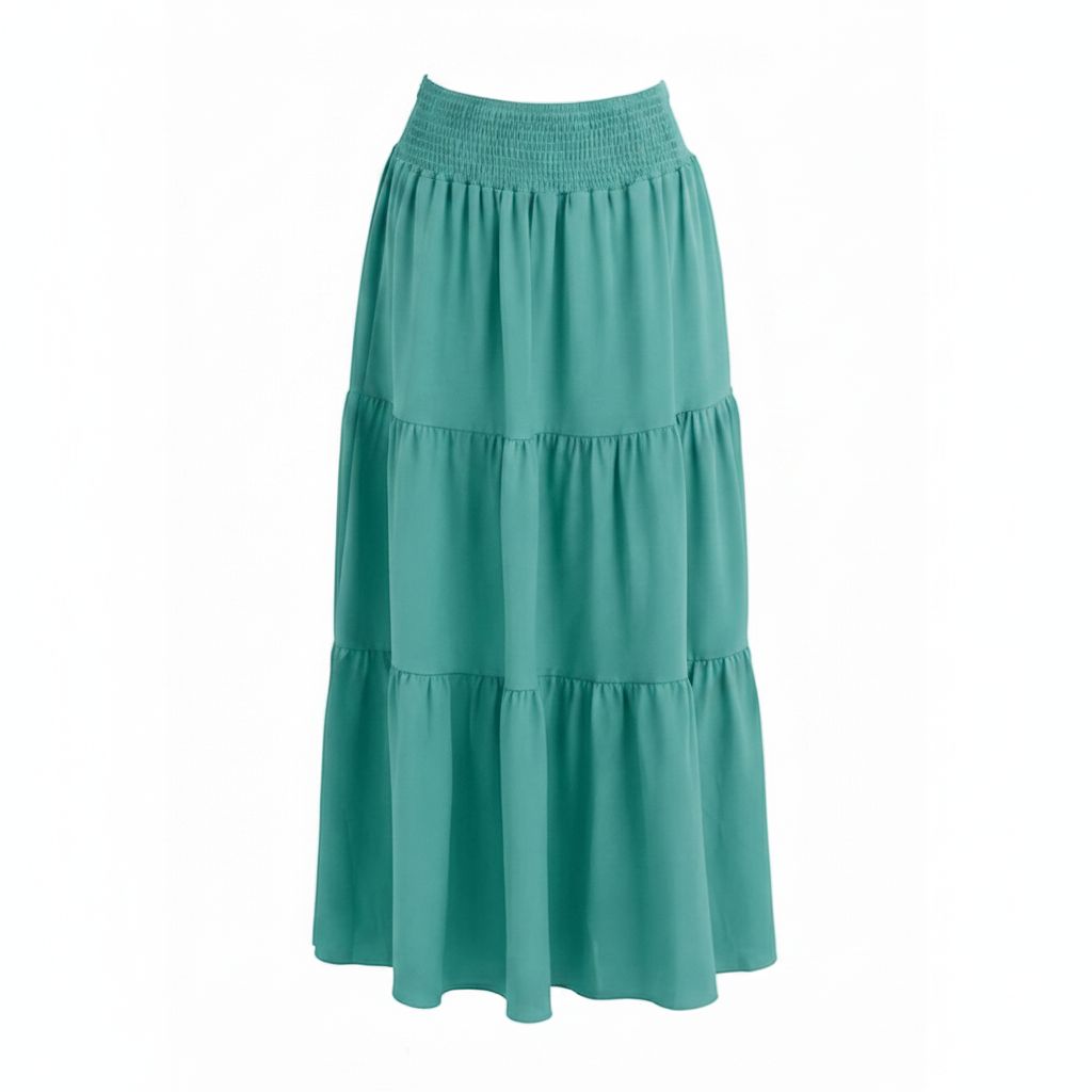 2-Piece Seafoam Green Skirt and Top Set