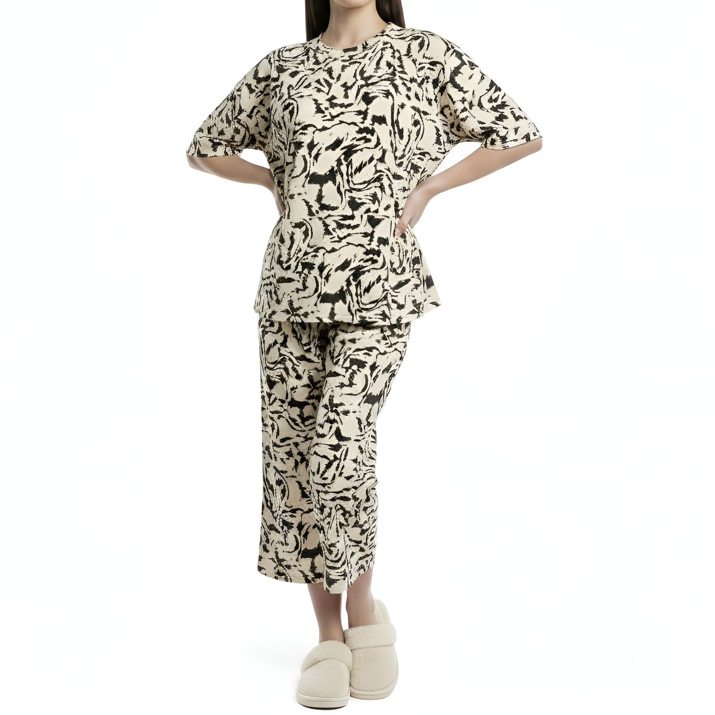 3/4 Pyjama set - Beige