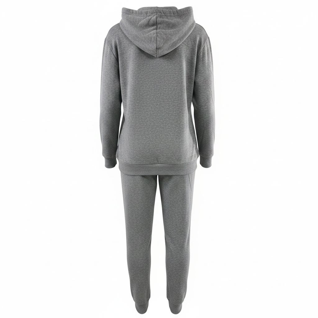 Ladies Brooklyn Graphic Tracksuit - Grey