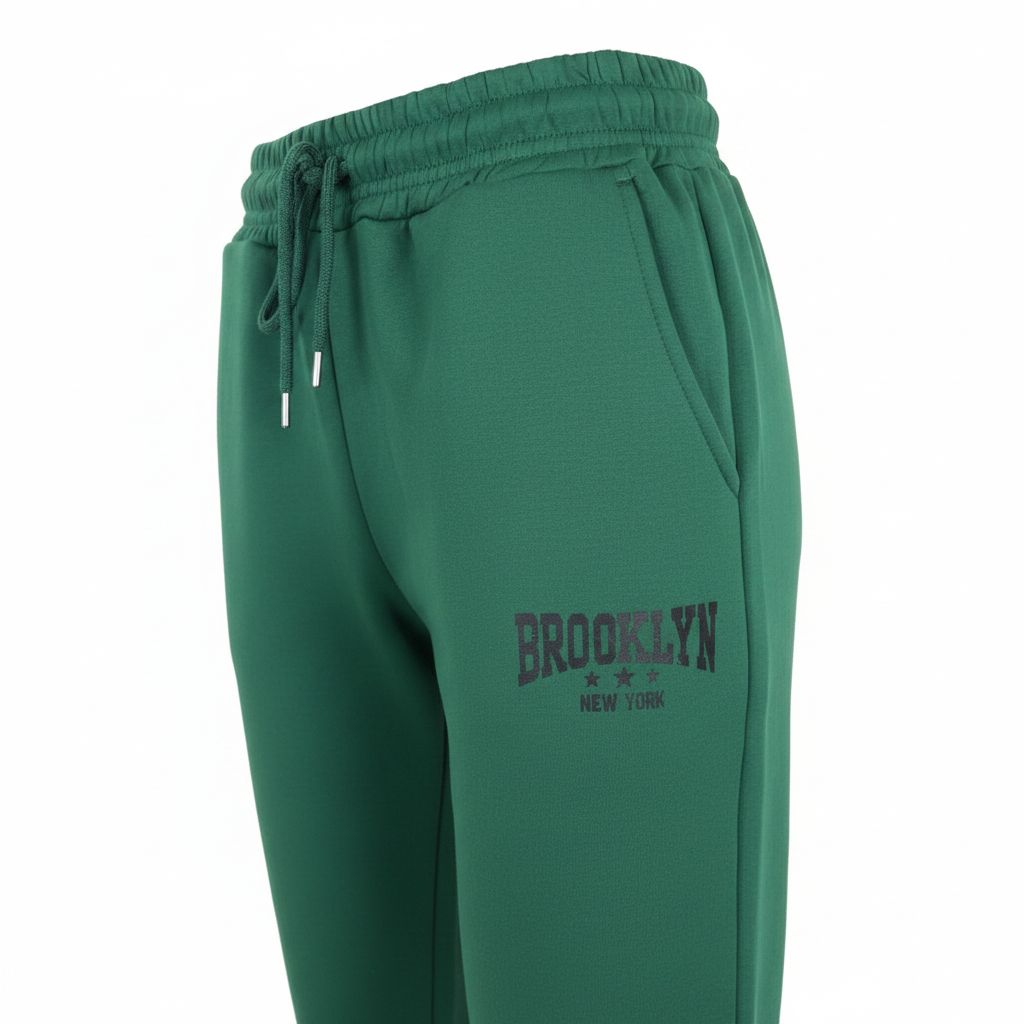 Ladies Brooklyn Graphic Tracksuit - Green