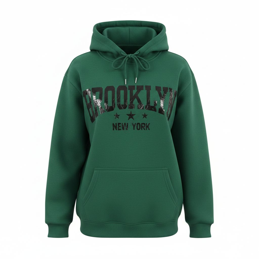 Ladies Brooklyn Graphic Tracksuit - Green