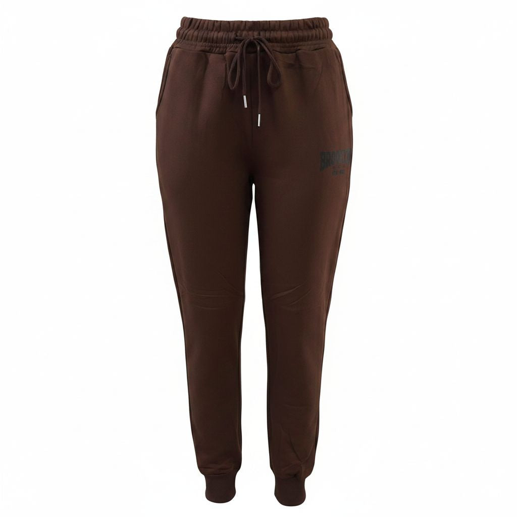 Ladies Brooklyn Graphic Tracksuit - Brown
