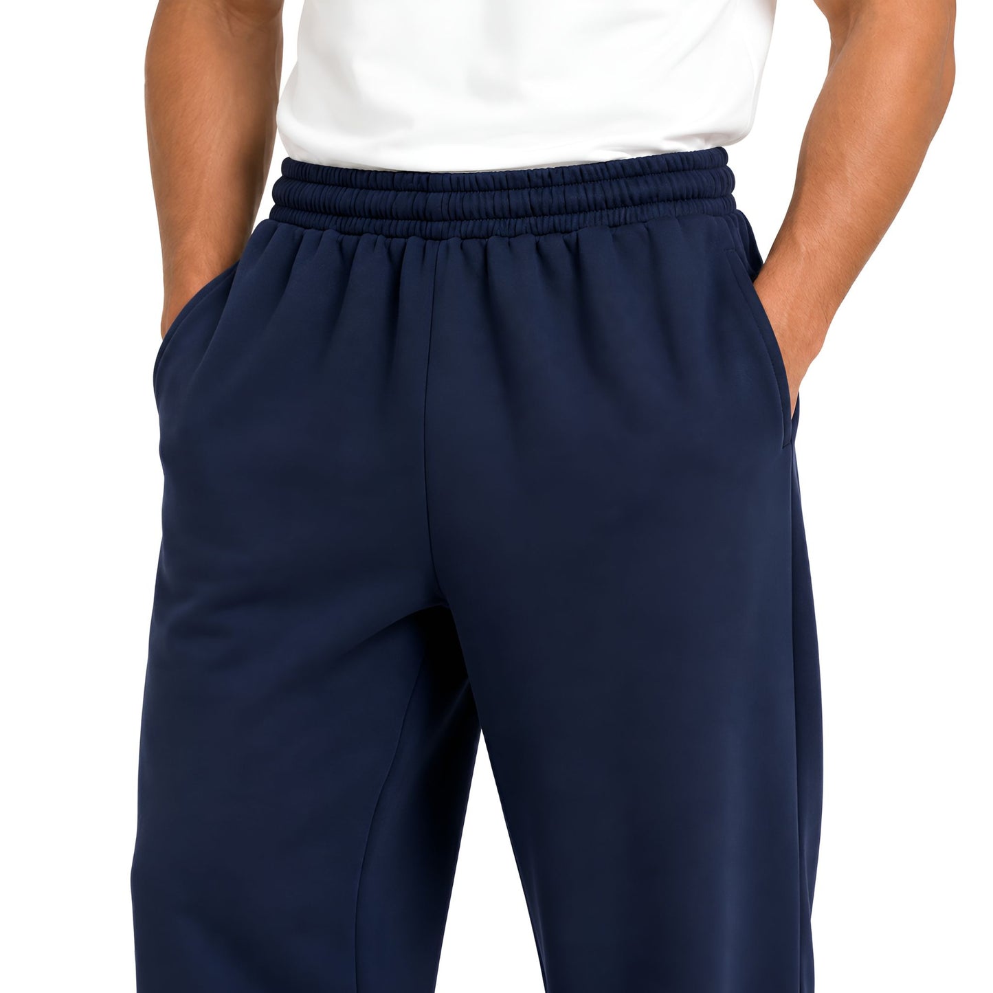 Men's Fleece Jogger Trackpants – Navy