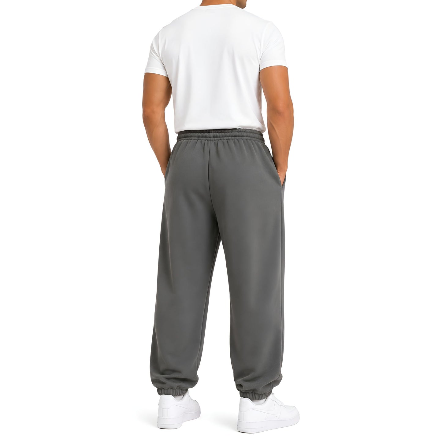 Men's Fleece Jogger Trackpants – Charcoal