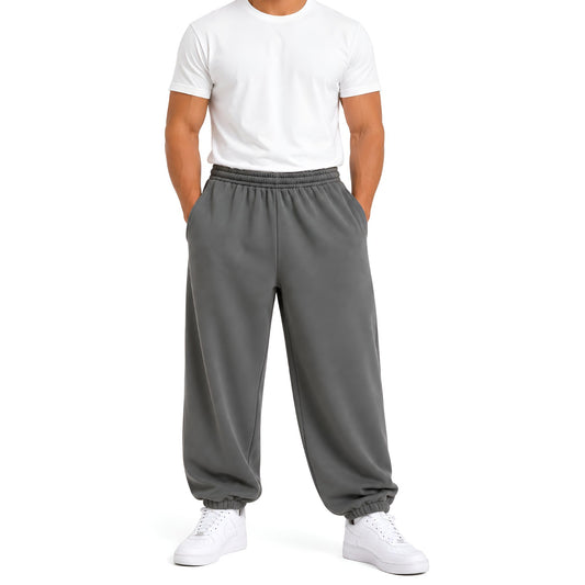 Men's Fleece Jogger Trackpants – Charcoal