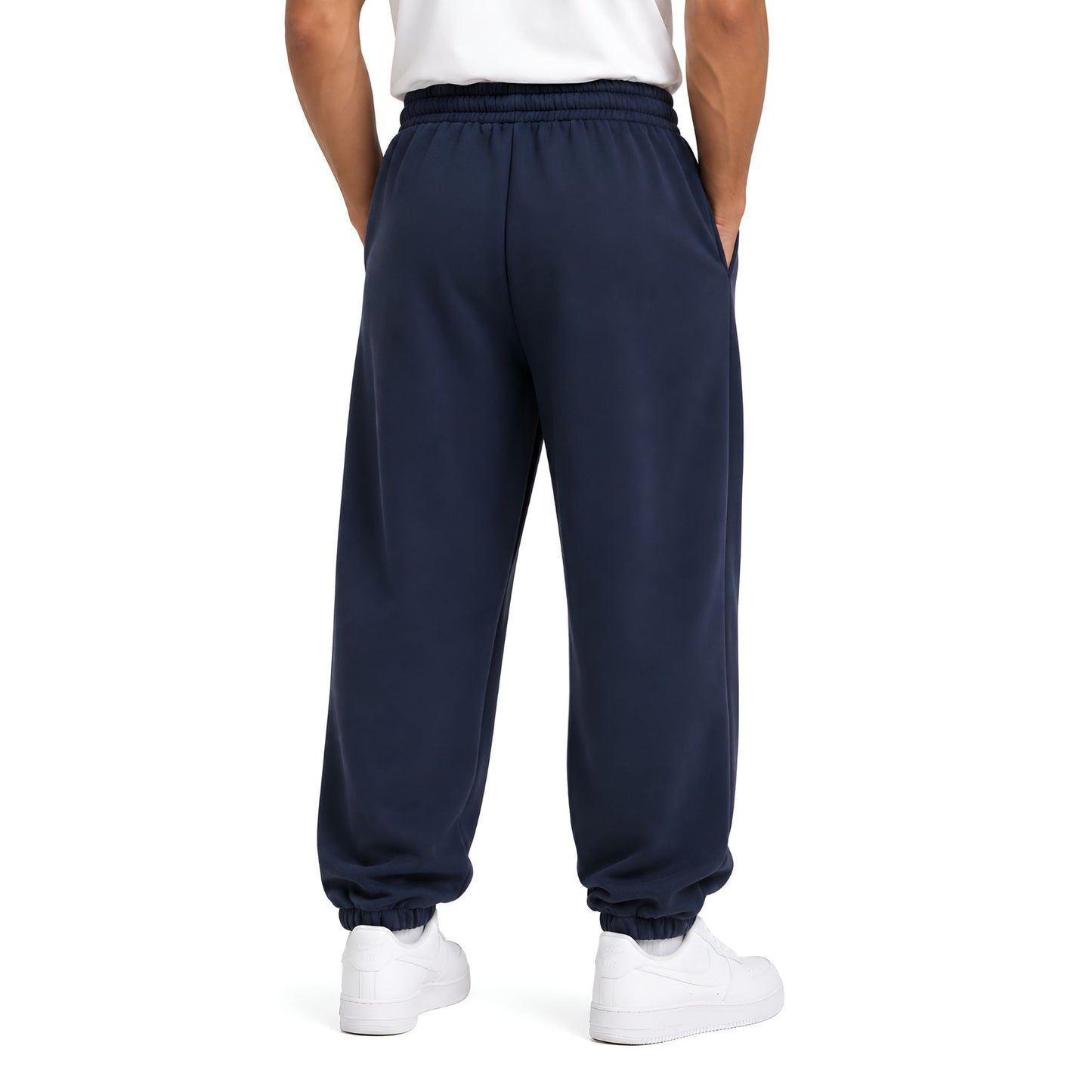 Men's Fleece Jogger Trackpants – Navy