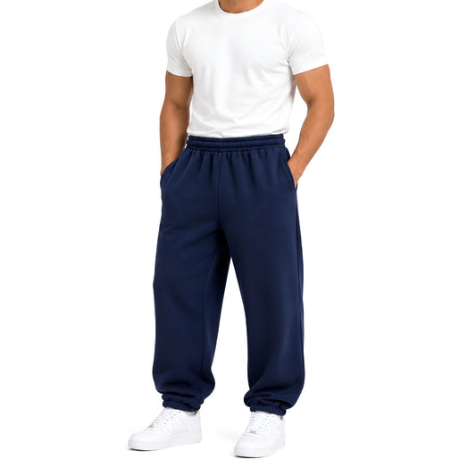 Men's Fleece Jogger Trackpants – Navy